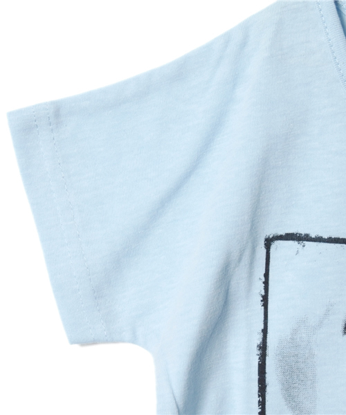 CIAOPANIC TYPY（チャオパニックティピー）の「KID'S グラフィックチュニックTee（Tシャツ/カットソー・キッズ・ピンク/ブルー/ホワイト・90/100/110/120/130）」の5枚目の写真