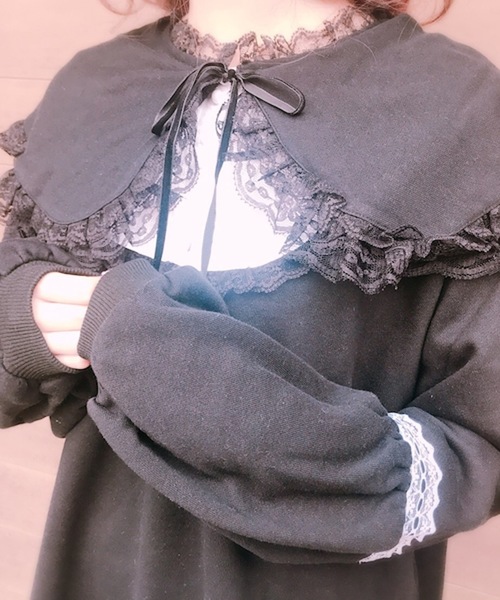 Swankiss（スワンキス）の「PN frill girl O/P（ワンピース・レディース・ブラック/グレー/ピンク・FREE）」の9枚目の写真