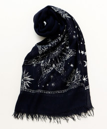 チャイハネ | 【チャイハネ】夜空に輝く月星ストール(ストール/ショール)