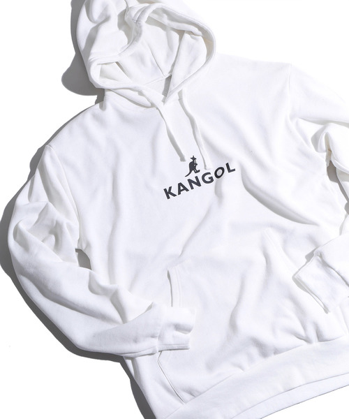KANGOL（カンゴール）の「∴WEGO/KANGOL別注起毛ビッグシルエットパーカー（パーカー・メンズ・ホワイト/ブラック/カーキ/イエロー系その他・MEDIUM/LARGE）」の15枚目の写真