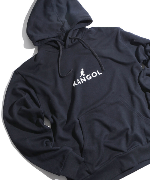 KANGOL（カンゴール）の「∴WEGO/KANGOL別注起毛ビッグシルエットパーカー（パーカー・メンズ・ホワイト/ブラック/カーキ/イエロー系その他・MEDIUM/LARGE）」の9枚目の写真