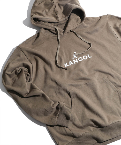 KANGOL（カンゴール）の「∴WEGO/KANGOL別注起毛ビッグシルエットパーカー（パーカー・メンズ・ホワイト/ブラック/カーキ/イエロー系その他・MEDIUM/LARGE）」の10枚目の写真