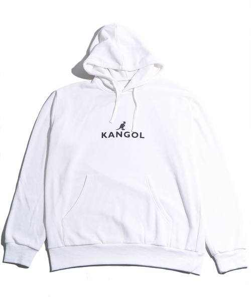KANGOL（カンゴール）の「∴WEGO/KANGOL別注起毛ビッグシルエットパーカー（パーカー・メンズ・ホワイト/ブラック/カーキ/イエロー系その他・MEDIUM/LARGE）」の11枚目の写真