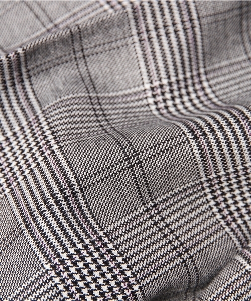 Soareak(ソアリーク)の「グレンチェッククロップドパンツ(スラックス・レディース・グレー/ブラウン・SMALL/MEDIUM)」の10枚目の写真