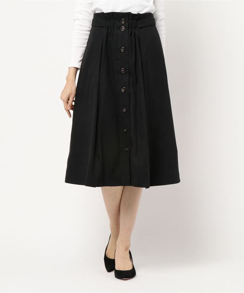 YECCA VECCA（イェッカヴェッカ）の「・2wayフレアスカート（スカート・レディース・ブラック/ベージュ/イエロー/ブルー/パープル・FREE）」の2枚目の写真