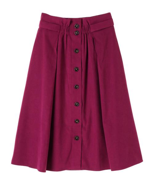 YECCA VECCA（イェッカヴェッカ）の「・2wayフレアスカート（スカート・レディース・ブラック/ベージュ/イエロー/ブルー/パープル・FREE）」の7枚目の写真