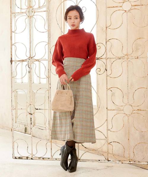 KOBE LETTUCE（コウベレタス）の「ふわふわエコファー巾着バッグ＊レディース/ミニバッグ/無地/レオパード柄[B1219]神戸レタス（ハンドバッグ・レディース・ブラック/ベージュ/パープル/グレー/カーキ/アイボリー/レオパード・FREE）」の19枚目の写真