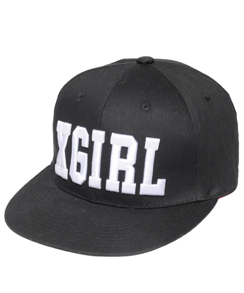 X-girl（エックスガール）の「XGIRL CAP（キャップ・レディース・ブラック/バーガンディー/ネイビー・ONE SIZE）」の2枚目の写真