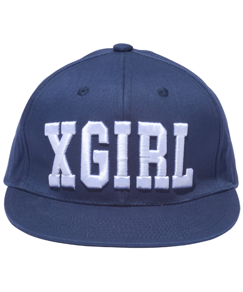 X-girl（エックスガール）の「XGIRL CAP（キャップ・レディース・ブラック/バーガンディー/ネイビー・ONE SIZE）」の4枚目の写真