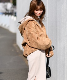 natural couture | ボアパーカー(ブルゾン)