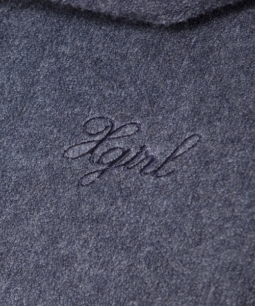 X-girl(エックスガール)の「PILE ZIP HOODIE(パーカー・レディース・アッシュグレー/レッド/パープル/ネイビー・2/1)」の9枚目の写真