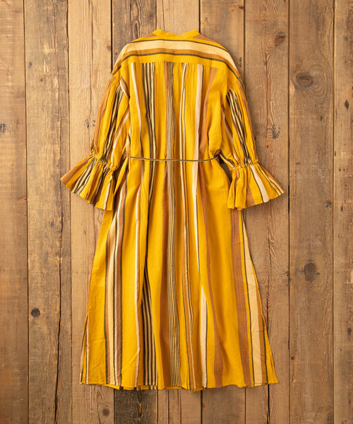 ne Quittez pas / MULTI STRIPE PIN TUCK DRESS ne Quittez pas / MULTI STRIPE PIN TUCK DRESS