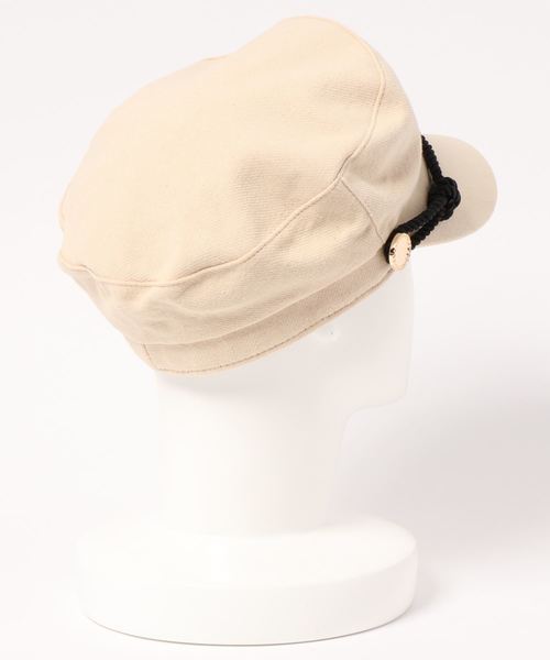 KOBE LETTUCE（コウベレタス）の「2WAYマリンキャスケットキャップ（キャスケット・レディース・ブラック/ブラウン系その他/ライトベージュ・FREE）」の5枚目の写真