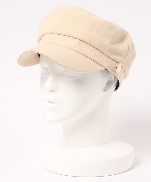 KOBE LETTUCE（コウベレタス）の「2WAYマリンキャスケットキャップ（キャスケット・レディース・ブラック/ブラウン系その他/ライトベージュ・FREE）」の6枚目の写真