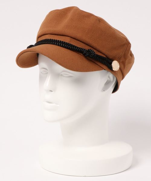 KOBE LETTUCE（コウベレタス）の「2WAYマリンキャスケットキャップ（キャスケット・レディース・ブラック/ブラウン系その他/ライトベージュ・FREE）」の7枚目の写真