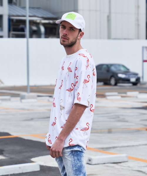 JACKROSE(ジャックローズ)の「JE-リバーシブル・フラミンゴ 半袖Tシャツ(Tシャツ/カットソー・メンズ・ホワイト/ブラック/サックスブルー・M/L)」の18枚目の写真