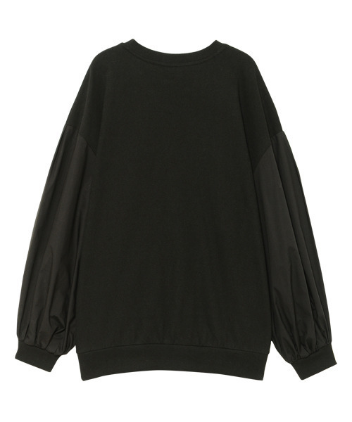 Candy Stripper(キャンディストリッパー)の「SWITCHED SLEEVE トップス(Tシャツ/カットソー・レディース・ブラック/オフホワイト/ベージュ・2)」の4枚目の写真