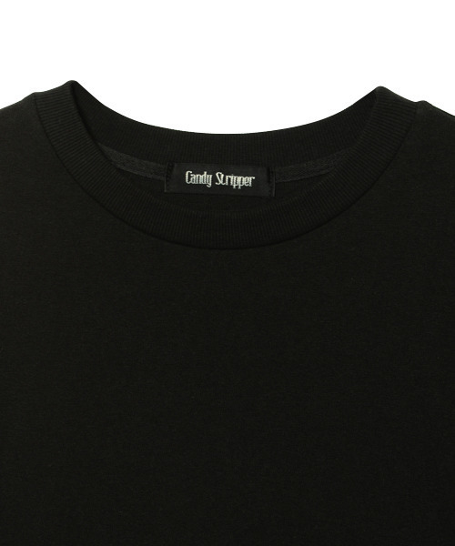 Candy Stripper(キャンディストリッパー)の「SWITCHED SLEEVE トップス(Tシャツ/カットソー・レディース・ブラック/オフホワイト/ベージュ・2)」の5枚目の写真