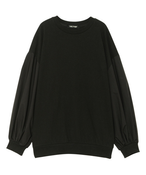 Candy Stripper(キャンディストリッパー)の「SWITCHED SLEEVE トップス(Tシャツ/カットソー・レディース・ブラック/オフホワイト/ベージュ・2)」の12枚目の写真