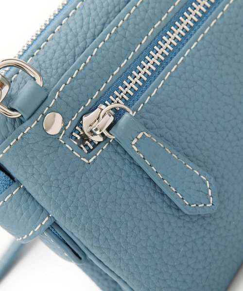PADMA(パドマ)の「【PADMA/パドマ】【牛革】牛革3ポケットサコッシュ(ショルダーバッグ・レディース・ブラック/オレンジ/ブルー/ベージュ系その他・FREE)」の12枚目の写真