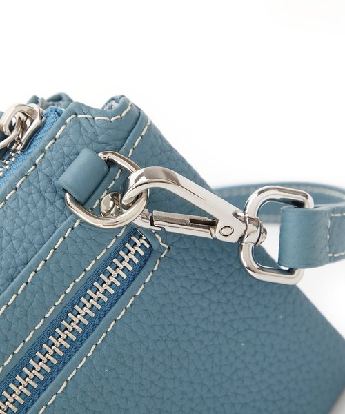 PADMA(パドマ)の「【PADMA/パドマ】【牛革】牛革3ポケットサコッシュ(ショルダーバッグ・レディース・ブラック/オレンジ/ブルー/ベージュ系その他・FREE)」の13枚目の写真