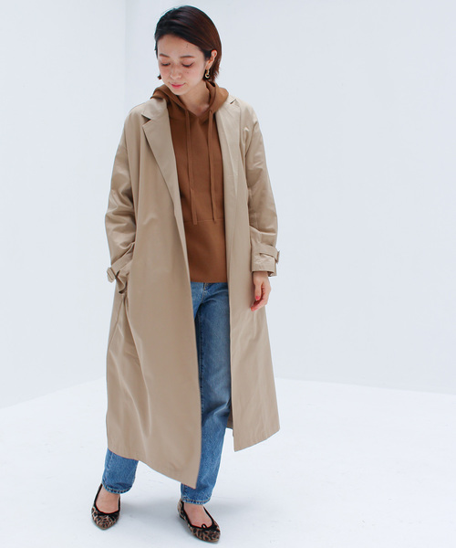 ottilie（オティーリエ）の「オーバーチェスターコート（チェスターコート・レディース・ブラック/ベージュ/カーキ・FREE）」の2枚目の写真