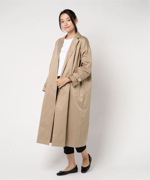 ottilie（オティーリエ）の「オーバーチェスターコート（チェスターコート・レディース・ブラック/ベージュ/カーキ・FREE）」の13枚目の写真