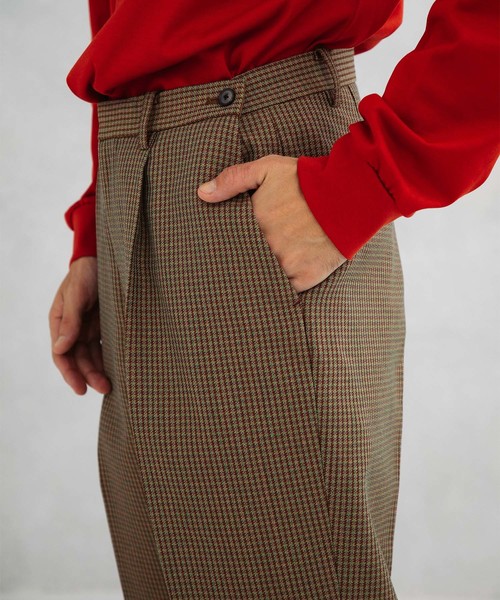 UNITED TOKYO（ユナイテッドトウキョウ）の「チェックセーラートラウザーズ（その他パンツ・メンズ・ブラウン/グレー・1/2/3）」の5枚目の写真