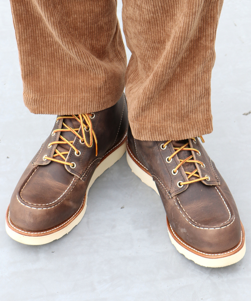 レッドウイング 1st Quality Red Wing 4548 Moc Toe Concrete Rough & Tough 875