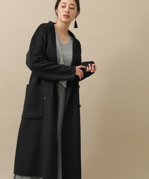 名前で 筋 パトロン ダブル フェイス ロング コート Markhamnewsofftheblock Org