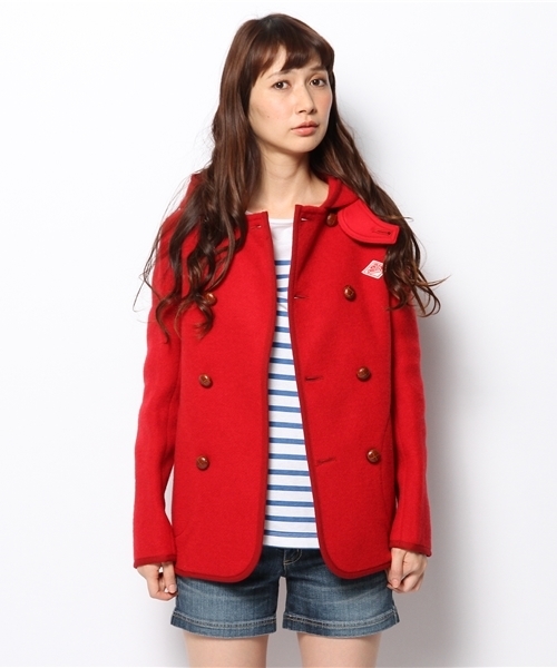 Ray BEAMS（レイビームス）の「DANTON / Wブレストコート（その他アウター・レディース・レッド/ネイビー・36/34）」の16枚目の写真