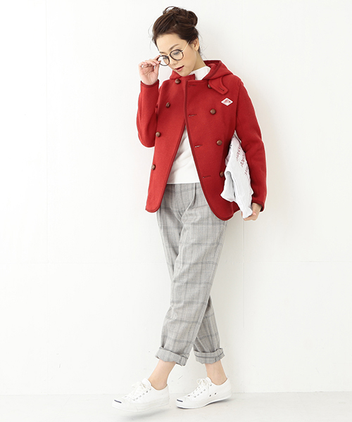 Ray BEAMS（レイビームス）の「DANTON / Wブレストコート（その他アウター・レディース・レッド/ネイビー・36/34）」の13枚目の写真