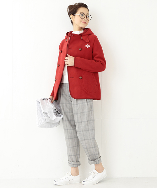 Ray BEAMS（レイビームス）の「DANTON / Wブレストコート（その他アウター・レディース・レッド/ネイビー・36/34）」の15枚目の写真