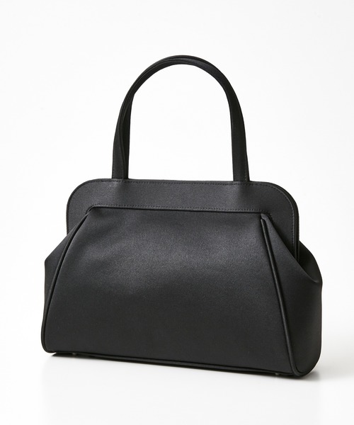 CARETTE（カレット）の「使いやすい「がま口デザイン」のブラックバッグ【喪服 礼服 ブラックフォーマル】（ハンドバッグ・レディース・ブラック・ONE SIZE）」の6枚目の写真