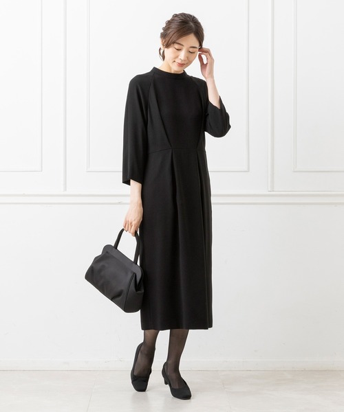 CARETTE（カレット）の「使いやすい「がま口デザイン」のブラックバッグ【喪服 礼服 ブラックフォーマル】（ハンドバッグ・レディース・ブラック・ONE SIZE）」の9枚目の写真