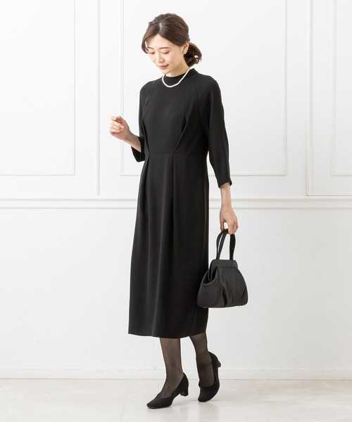 CARETTE（カレット）の「使いやすい「がま口デザイン」のブラックバッグ【喪服 礼服 ブラックフォーマル】（ハンドバッグ・レディース・ブラック・ONE SIZE）」の8枚目の写真