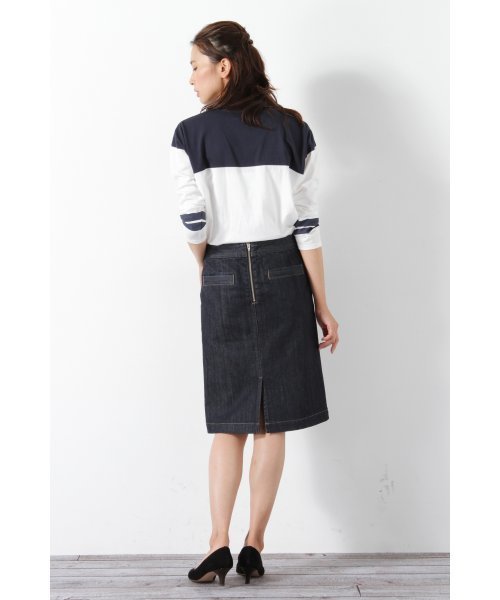 ivory court(アイボリーコート)の「◇デニム タイトスカート(デニムスカート・レディース・ホワイト/ネイビー・36/38/40)」の13枚目の写真