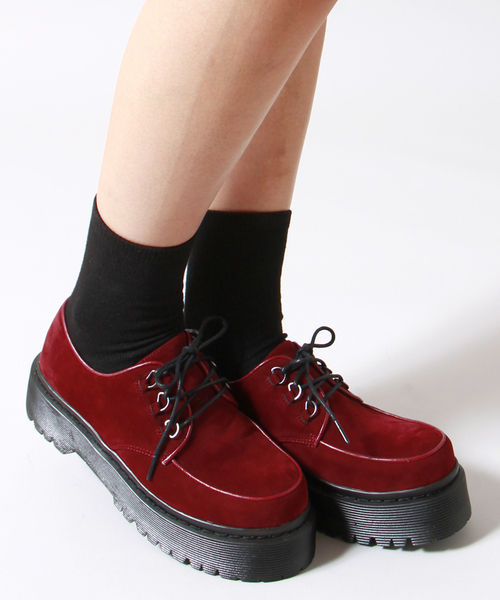 WEGO（ウィゴー）の「WEGO/ベロアシューズ（ドレスシューズ・レディース・ブラック/グリーン/レッド・MEDIUM/LARGE）」の3枚目の写真