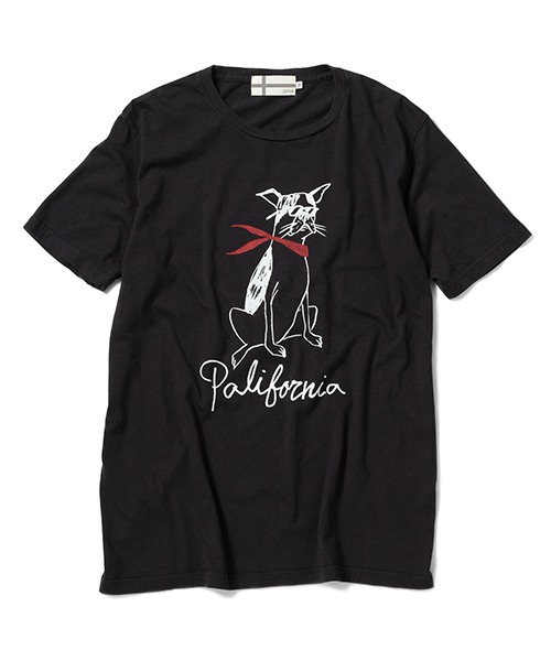 BEAMS T(ビームスティー)の「Souvenir / Dog ショートスリーブ Tシャツ(Tシャツ/カットソー・メンズ・ホワイト/ブラック・X-SMALL/LARGE/MEDIUM/SMALL)」の2枚目の写真