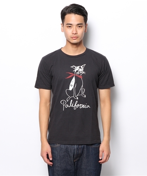 BEAMS T(ビームスティー)の「Souvenir / Dog ショートスリーブ Tシャツ(Tシャツ/カットソー・メンズ・ホワイト/ブラック・X-SMALL/LARGE/MEDIUM/SMALL)」の4枚目の写真