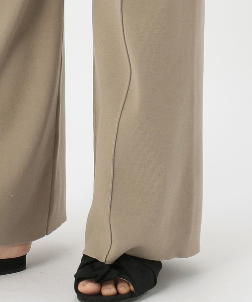 Liesse（リエス）の「ニットパンツ（その他パンツ・レディース・カーキ/ミント/ライトベージュ・FREE）」の7枚目の写真