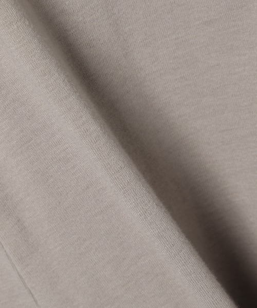 BAYFLOW(ベイフロー)の「シルキーフライス半袖CネックT(Tシャツ/カットソー・レディース・ベージュ/オフホワイト/カーキ/その他1/その他2・SMALL/MEDIUM/LARGE)」の16枚目の写真