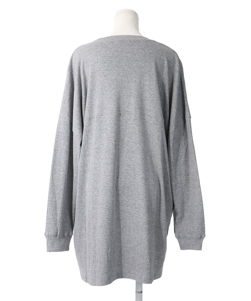 Fashion Letter（ファッションレター）の「ベーシックコットンゆるTシャツ（Tシャツ/カットソー・レディース・ブラック/ホワイト/杢グレー/ベージュ・LL/4L/M）」の22枚目の写真