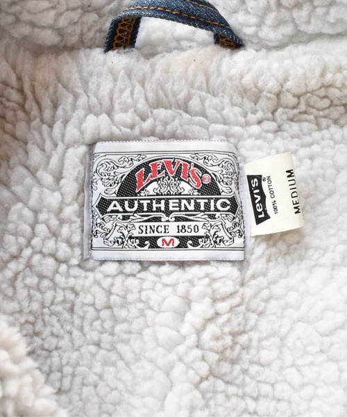 Levi's(リーバイス)の「【ヴィンテージ古着】Levi's/リーバイス 裏ボア デニムジャケット(デニムジャケット・メンズ・ブルー・MEDIUM)」の5枚目の写真