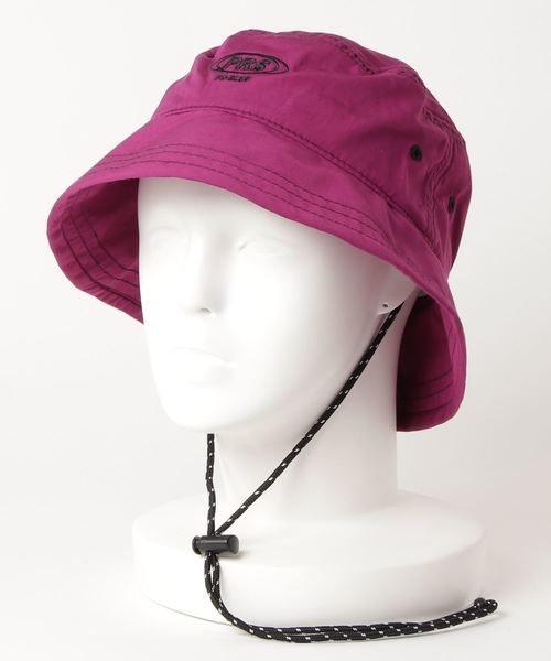 WEGO(ウィゴー)の「WEGO/ステッチサファリハット(ハット・レディース・パープル/ブラック/ホワイト・FREE)」の9枚目の写真