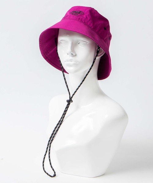 WEGO(ウィゴー)の「WEGO/ステッチサファリハット(ハット・レディース・パープル/ブラック/ホワイト・FREE)」の5枚目の写真