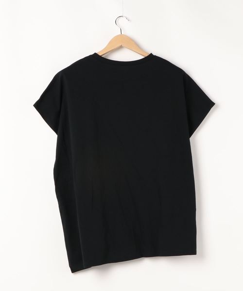 reca（レカ）の「リサイクルコットンドレープTシャツ（Tシャツ/カットソー・レディース・ブラック/ミント/オフホワイト/ベージュ・M）」の5枚目の写真