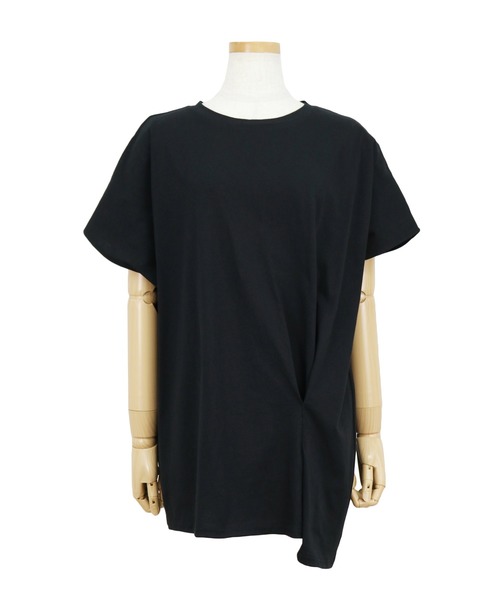 reca（レカ）の「リサイクルコットンドレープTシャツ（Tシャツ/カットソー・レディース・ブラック/ミント/オフホワイト/ベージュ・M）」の21枚目の写真