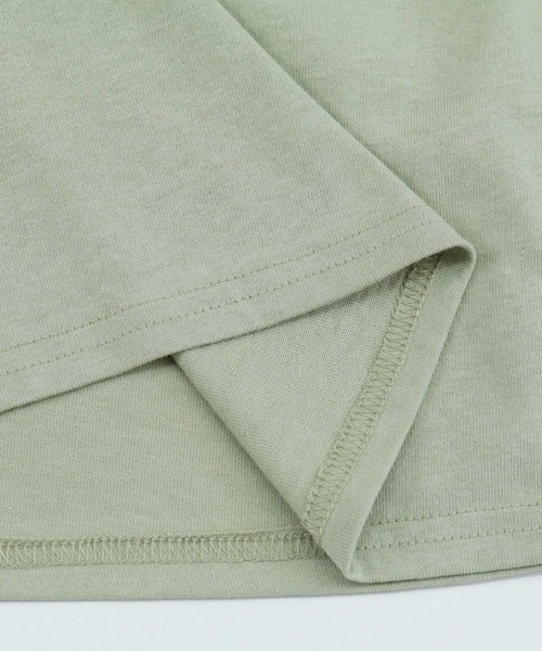 reca（レカ）の「リサイクルコットンドレープTシャツ（Tシャツ/カットソー・レディース・ブラック/ミント/オフホワイト/ベージュ・M）」の16枚目の写真