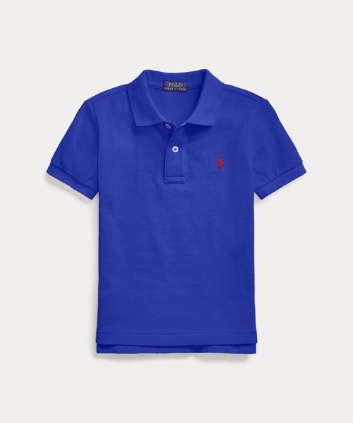 コットン メッシュ ポロシャツ